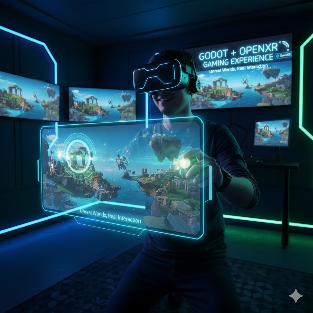 Godot y OpenXR: La Dupla Perfecta para el Desarrollo VR/AR de Código Abierto